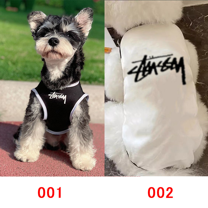 ブランド Stussy 犬用tシャツ 通気性